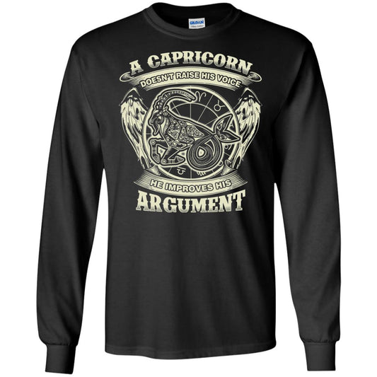 Capricorn Dosent Raise His Voice He Improve His Argument Black