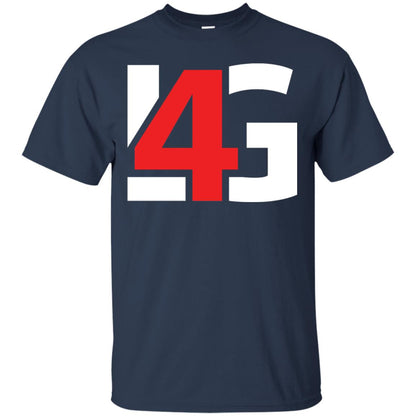 L4g Logo Graphic T-shirt Navy