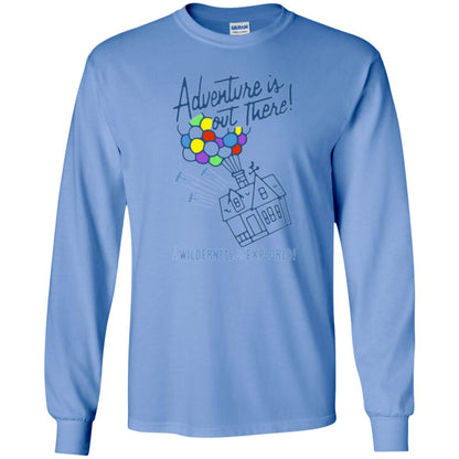 Adventure Is Out There T-shirt Carolina Blue