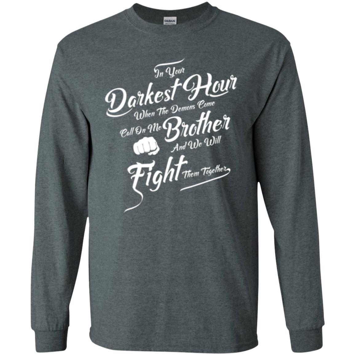 Family T-shirt In Your Darkest Hour Dark Heather