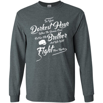 Family T-shirt In Your Darkest Hour Dark Heather