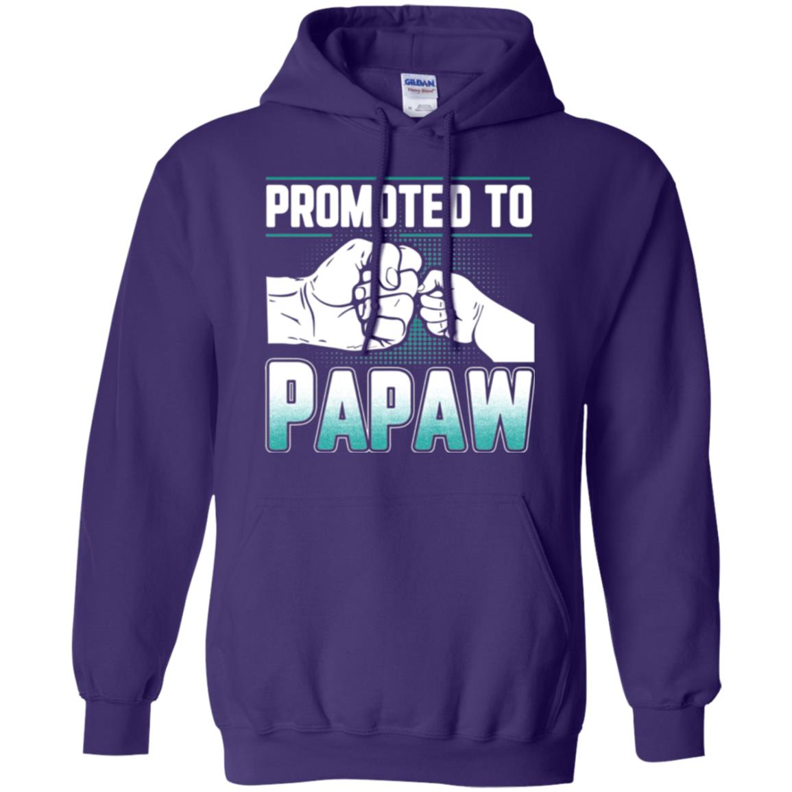 Promoted To Papaw Papa T-shirt Purple