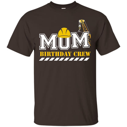 Mom Birthday Crew Mommy T-shirt Dark Chocolate