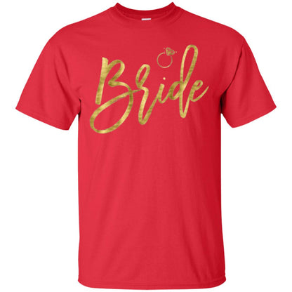 Bride Party With Ring T-shirt Red