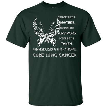 Supporting The Fighters Admiring The Survivors Honoring The Taken And Never Ever Giving Up Hope Cure Lung Cancer Forest