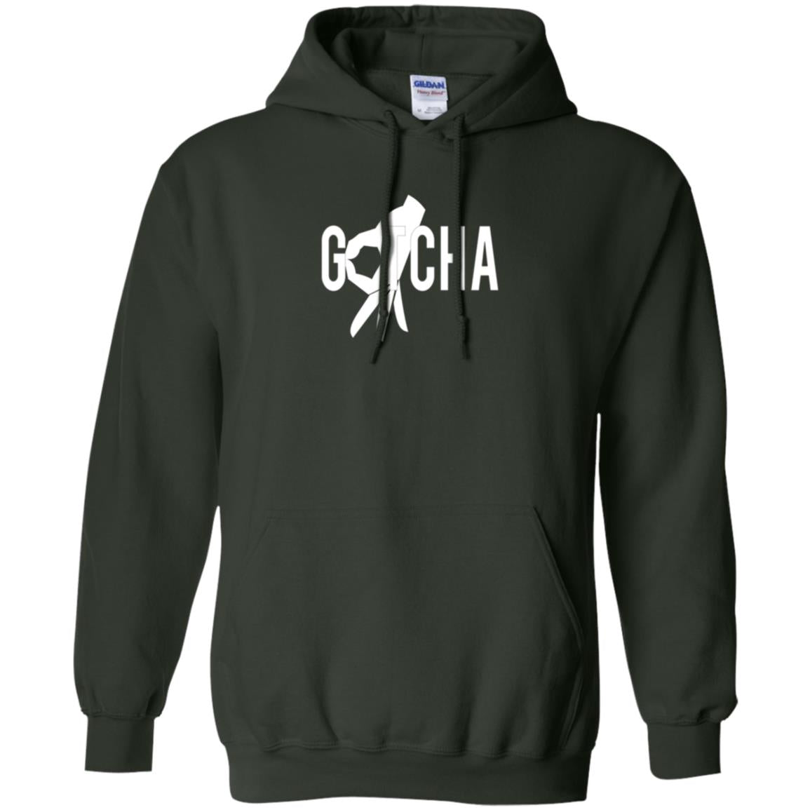 Gotcha Finger Circle Game T-shirt Forest Green