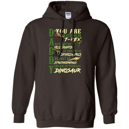 Daddy You Are My Favorite Dinosaur Shirt For Father_s Day Dark Chocolate