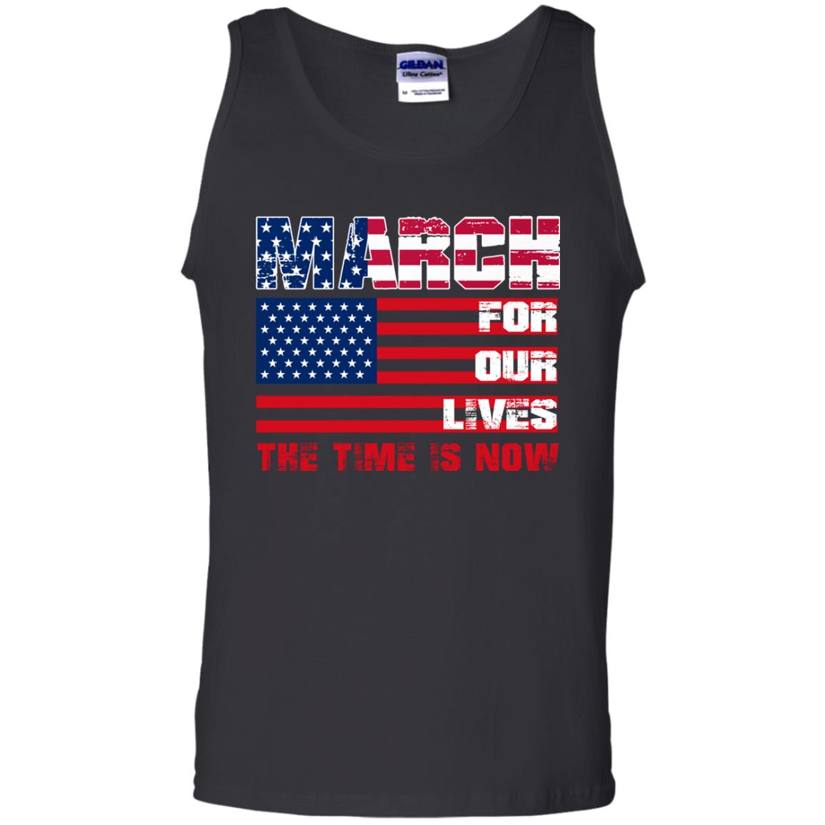 March For Our Lives The Time Is Now Gun Controls T-shirt Black