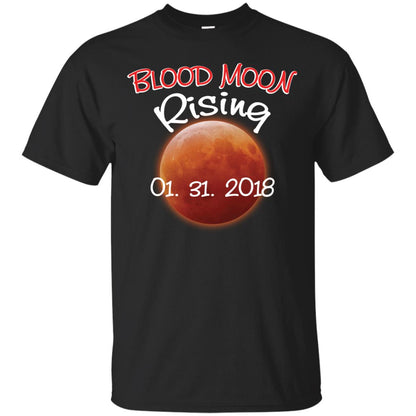 Blood Moon T-shirt Rising 01.31.2018 Black
