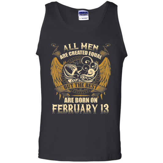 Aquarius T-shirt The Best Are Born On February 13 Black