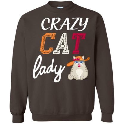 Crazy Cat Lady Chicken Shirt For Girls Womens Dark Chocolate