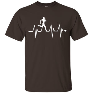 Running T-shirt Athletics Heartbeat Pulse