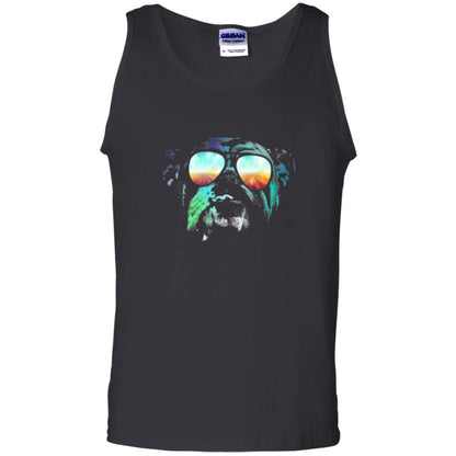 Pitbull Lover T-shirt English Bulldog Neon Dog T-shirt Black