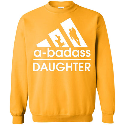 A Badass Daughter Shirt Gold