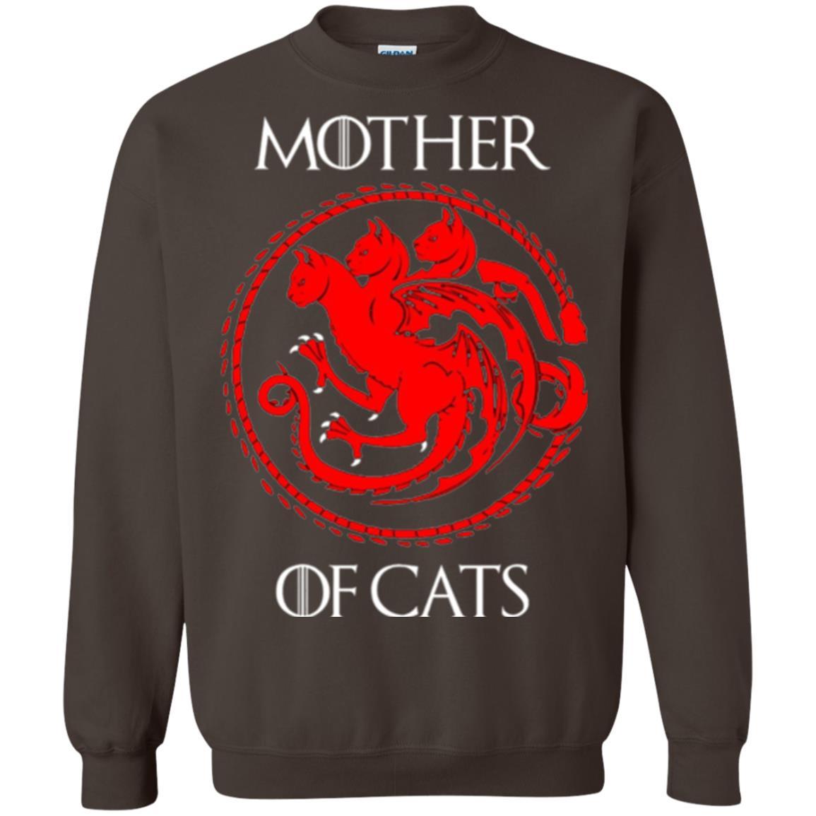 Cat Lover T-shirt Mother Of Cats Hot Dark Chocolate