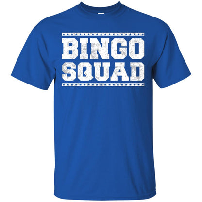 Bingo Squad Distressed Style Lucky Player T-shirt Royal