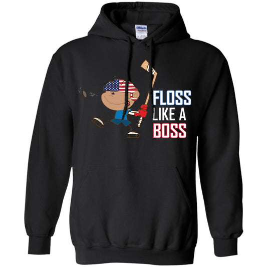 Floss Like A Boss Shirt For Hockey Players Black