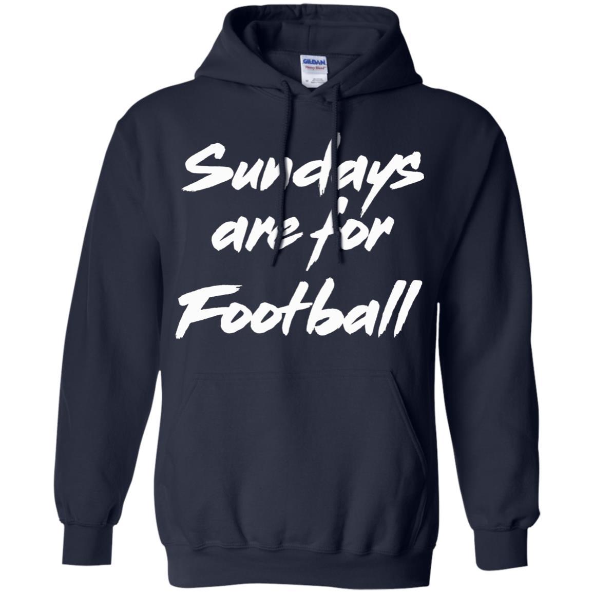 Football Lover T-shirt Sundays Are For Football Navy