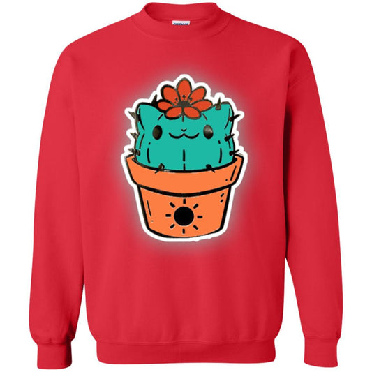 Cat Lover T-shirt Cactus Dog Catcus Red