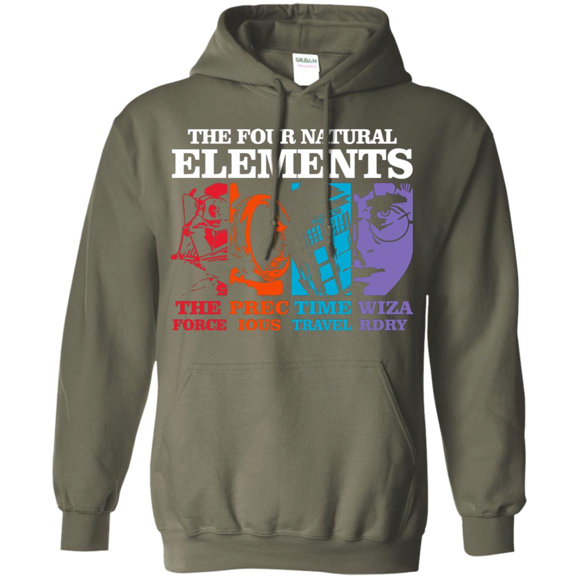 The Four Natural Elements The Force Precious Time Travel Wizardry Military Green