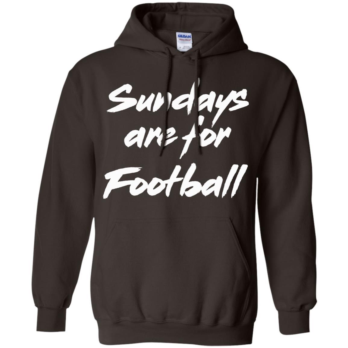 Football Lover T-shirt Sundays Are For Football Dark Chocolate
