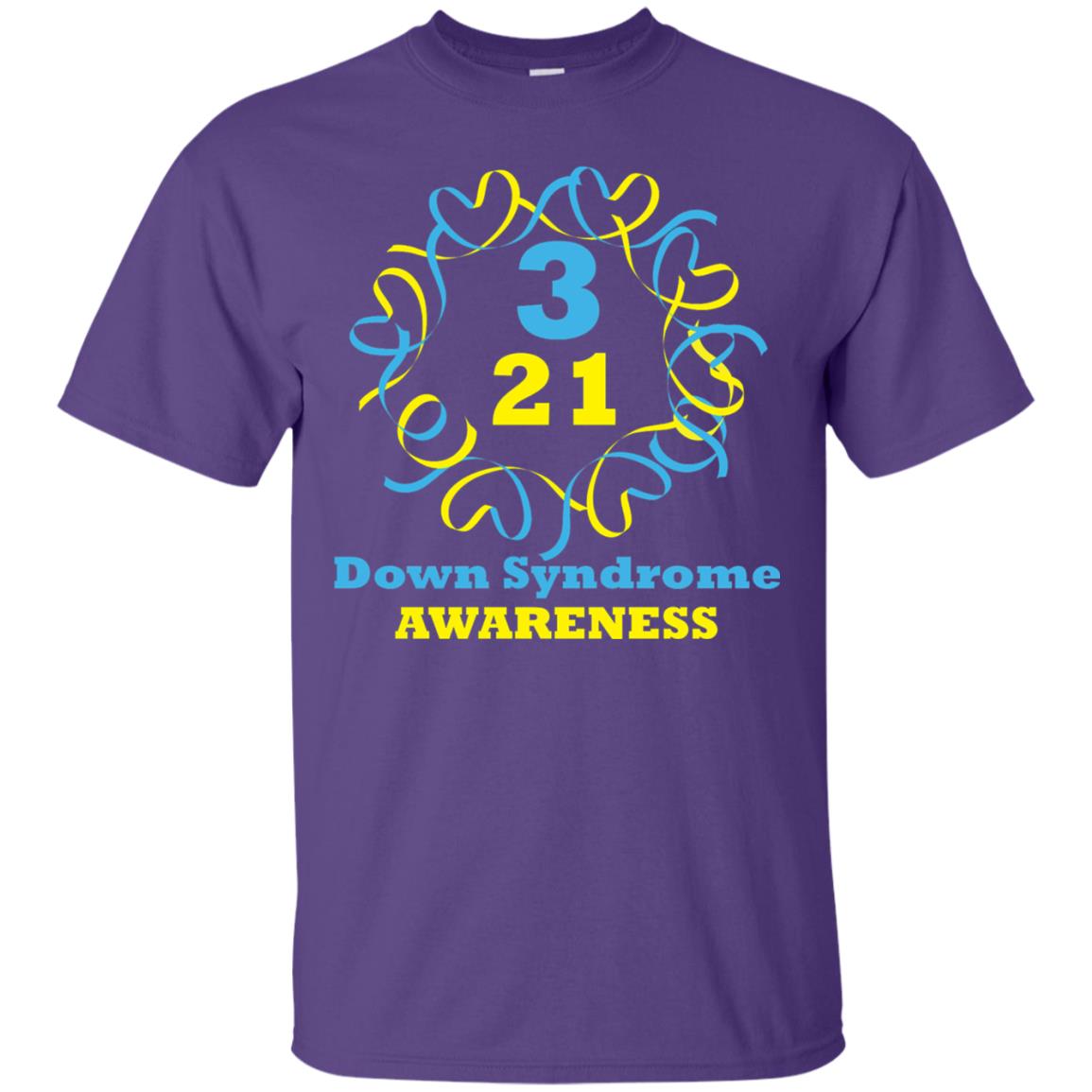 Down Syndrome Awareness T Shirt Purple