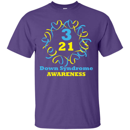 Down Syndrome Awareness T Shirt Purple