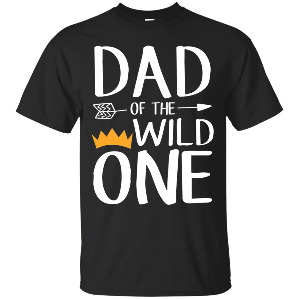 Dad Of The Wild One Thing 1st Birthday Shirt Black