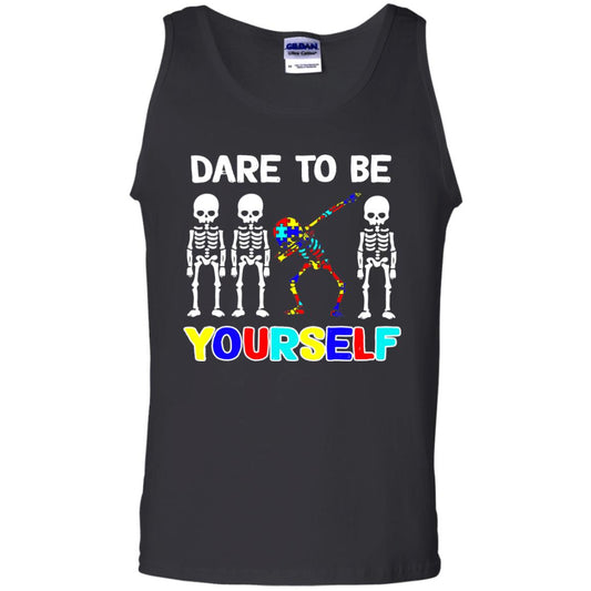 Dare To Be Yourself Autism Awareness Shirt Black