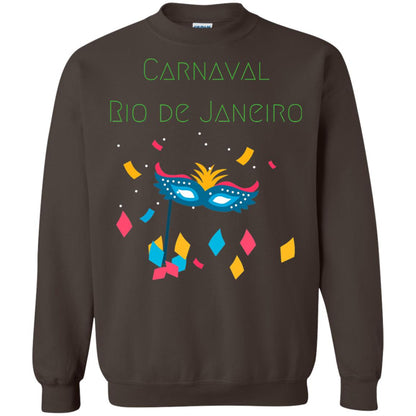 Mardi Gras T-shirt Rio Carnival Carnaval Rio De Janeiro Brazil Dark Chocolate