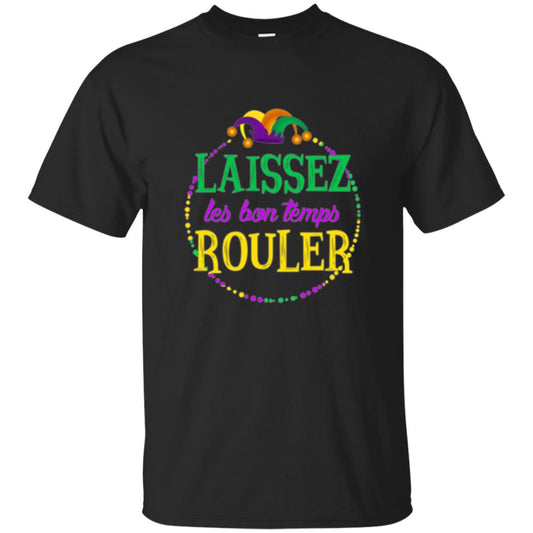 Mardi Gras T-shirt Laissez Les Bon Temps Rouler Black