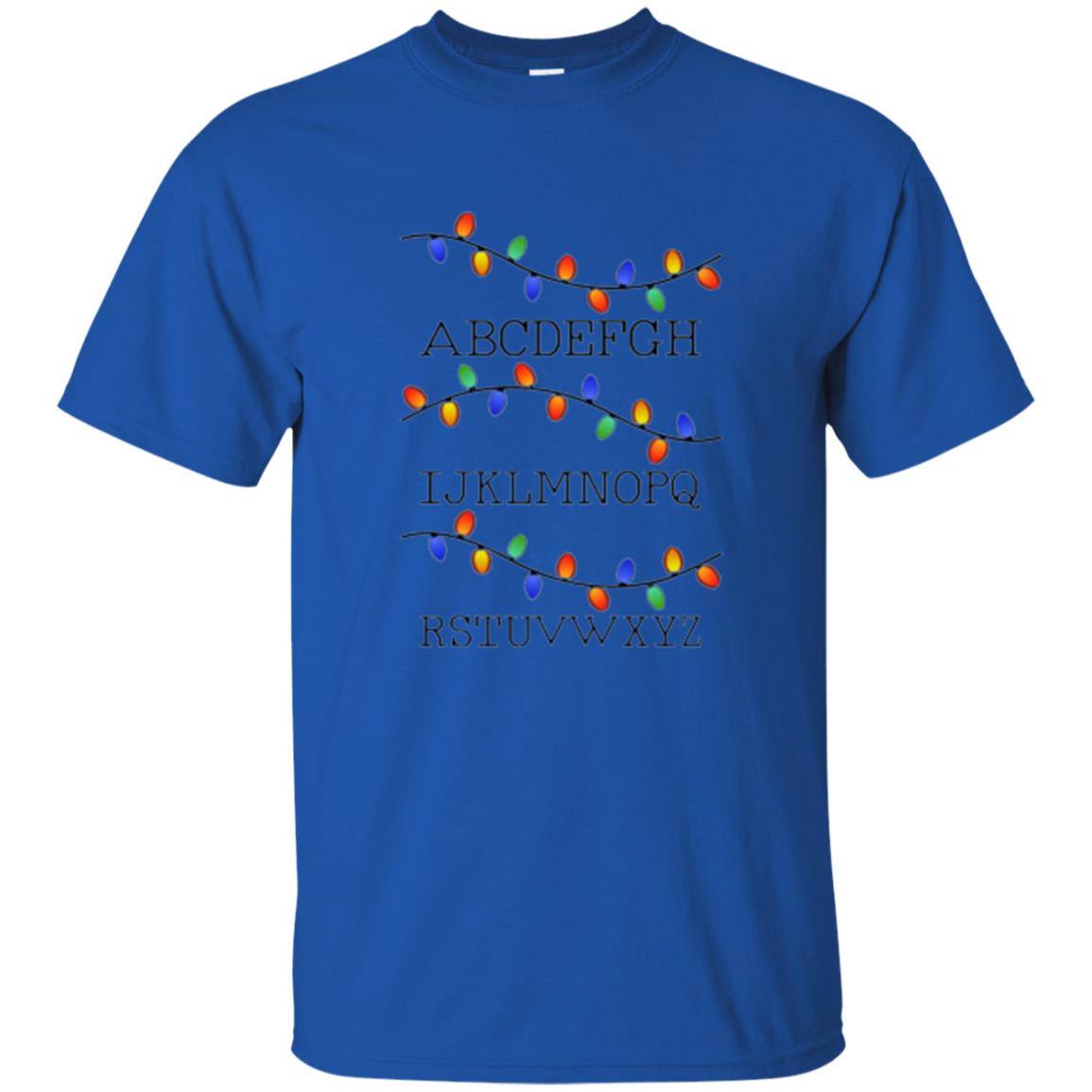 Christmas T-shirt Fairy Lights Royal
