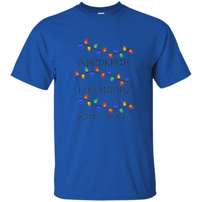 Christmas T-shirt Fairy Lights Royal