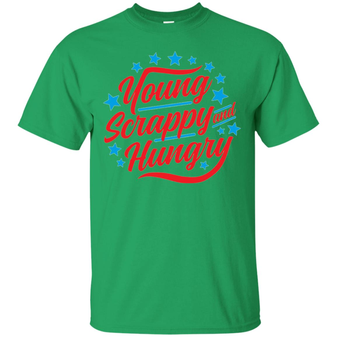 Hamilton T-shirt Young Scrappy And Hungry Irish Green
