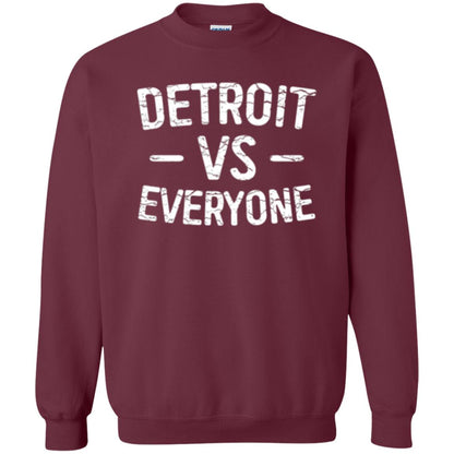 Detroit Vs Everyone T-shirt Maroon