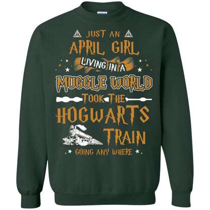 Just An April Girl Living In A Muggle World Took The Hogwarts Train Going Any Where Forest Green