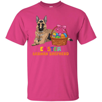 Easter German Shepherd Dog Lover T-shirt For Easter Heliconia