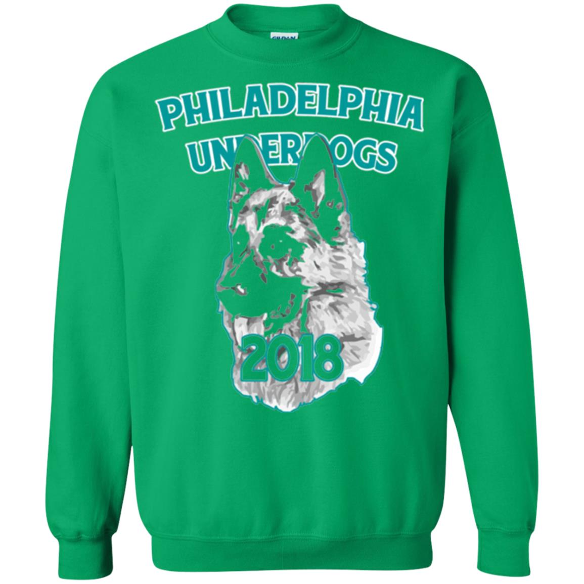Dog Lover T-shirt Philadelphia Underdogs Celebration 2018 T-shirt Irish Green