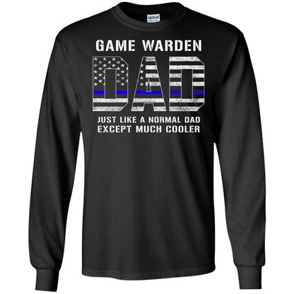 Game Warden Dad Normal Cooler Fathers Day Tbl Shirt Black