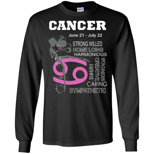 Cancer Strong Willed Home Loing Harmonious Faithful Creative Spontaneous Caring Sympathetic Black