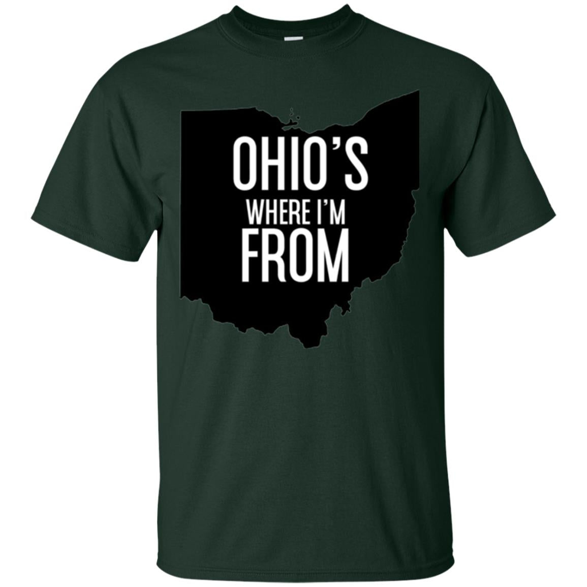 Ohio T-shirt Where I_m From Forest Green