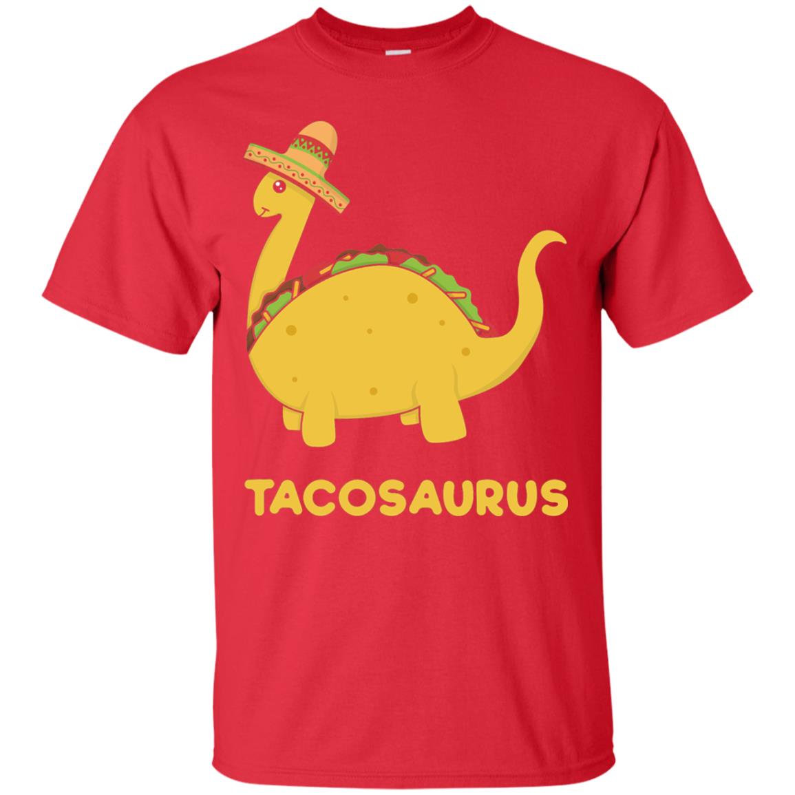 Cinco De Mayo Tacosaurus Taco Dinosaur Lover Shirt Red