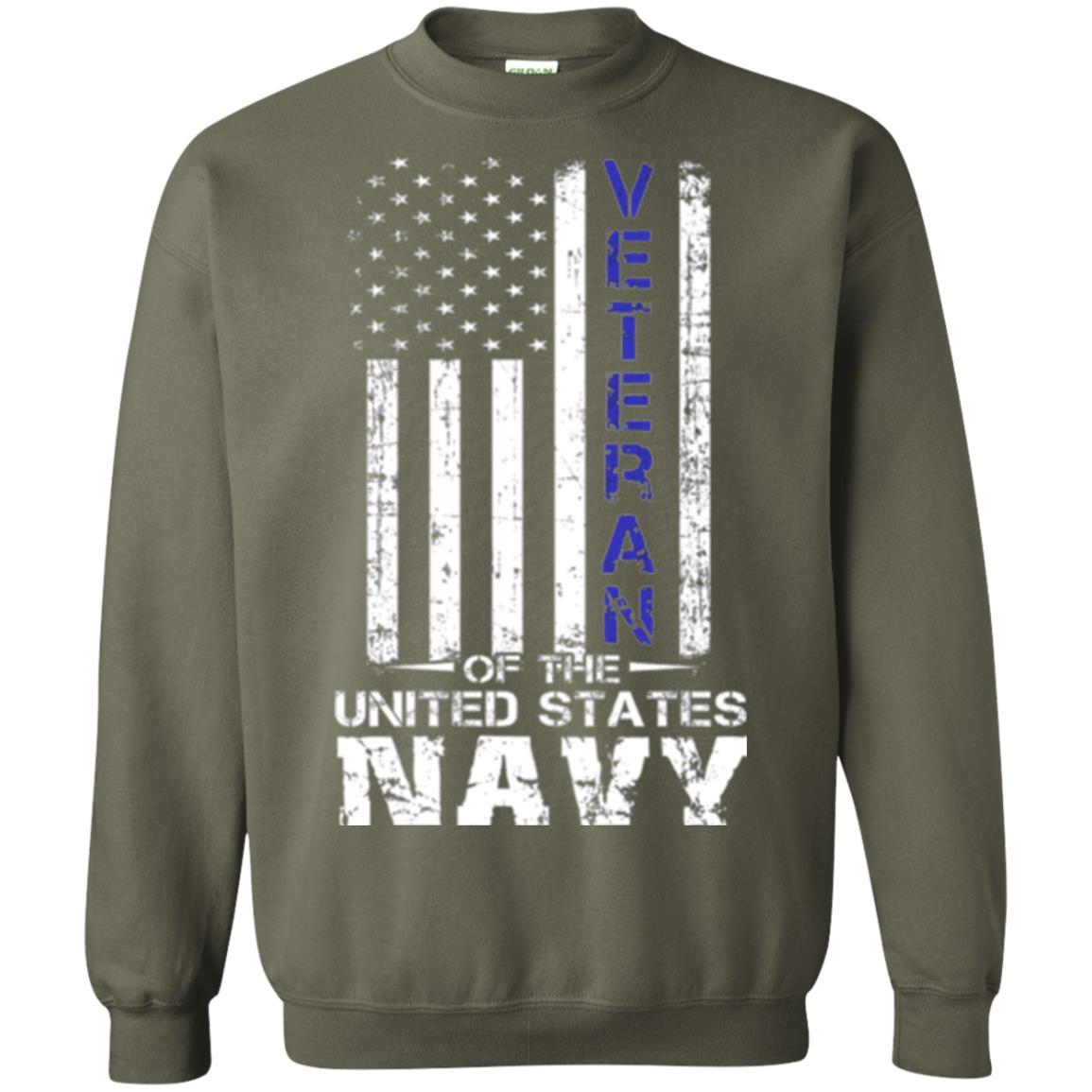 Us Navy Veteran T-shirt Military Green