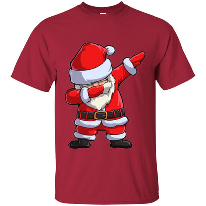 Christmas T-shirt Dabbing Santa Claus Cardinal