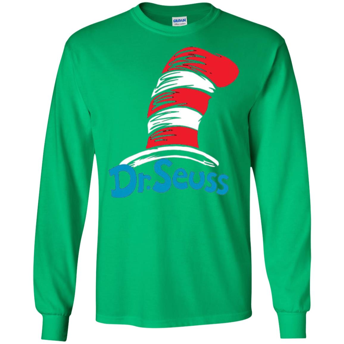 Film Lover T-shirt Dr. Seuss Hat T-shirt Irish Green