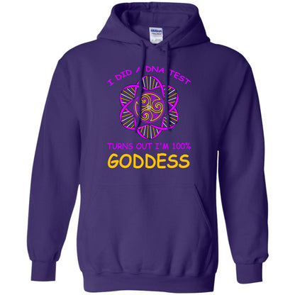 I Did A Dna Test Turns Out I'm 100% Goddess Shirt Purple