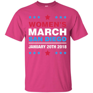 Women's March San Diego January 20th 2018 Protest Women's Right T-shirt