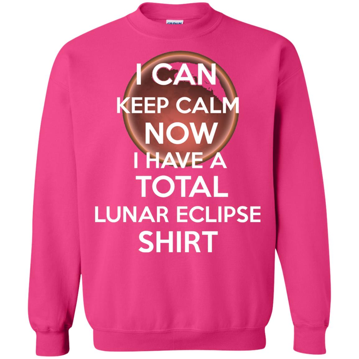 Lunar Eclipse 2018 Shirt Blood Moon Keep Calm Now T-shirt Heliconia