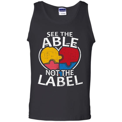 See The Able Not The Label Autism Shirt Black