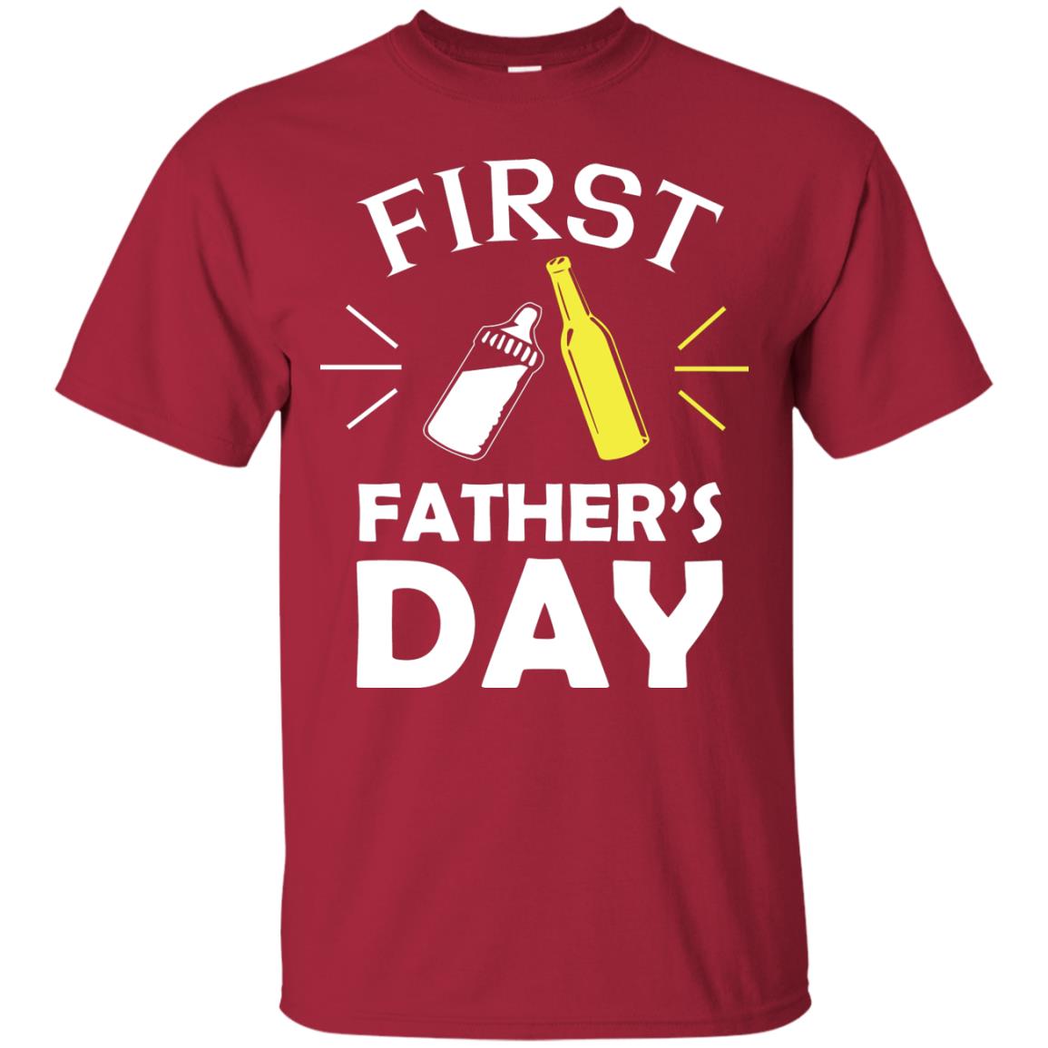 First Father's Day Shirt Cardinal